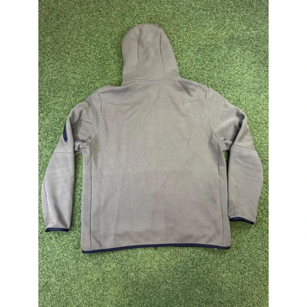 Nike Tech Fleece Full Zip Hoodie Olive‎ Green Mens XL CU4489-326 Jacket